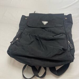 Prada Black Nylon VTG Backpack